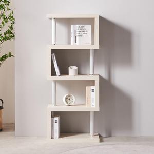 아이앤 레나550멀티소형4단ㄹ책장BR