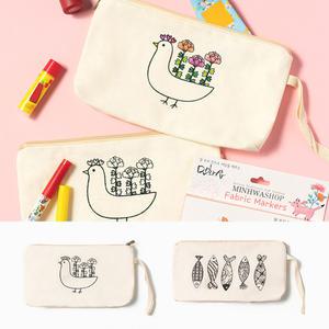 아이 파우치 천필통 만들기 도안 꾸미기 미술 방과후 수업 108