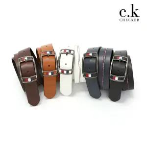 CK-112 / 캐주얼벨트 삼색벨트 정장벨트 학생벨트 가죽벨트 허리띠 남자벨트
