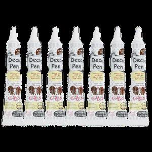 초코펜 화이트 20개 흰색 빼빼로 초콜렛 데코펜