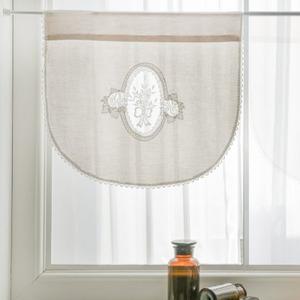 [텐바이텐][맞춤]헤일리 바란스 주방 커튼 베이지 작은창 가리개