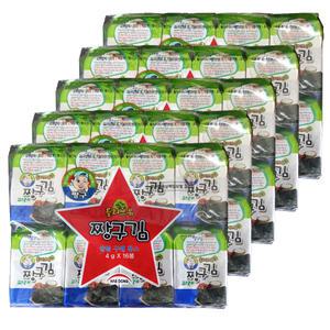 해동 도시락짱구김(4g ×80봉)조미김 파래김