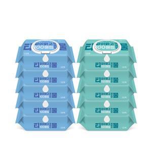 [코디] 티없이 맑고 깨끗한 물(캡) 물티슈 100매  10팩