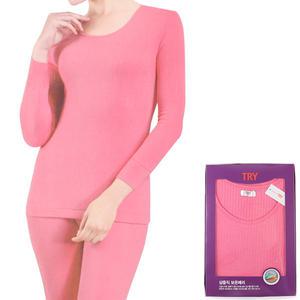 [TRY]여성 뷰티보온메리여상하 내의세트 삼중직 겨울내복 G94진핑크