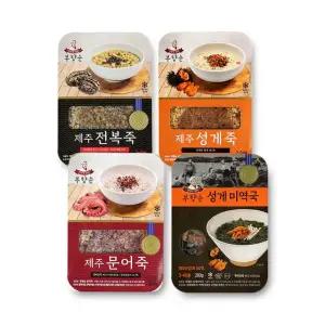 부향순 제주 전복죽/성게죽/문어죽/해초죽/성게미역국 골라담기