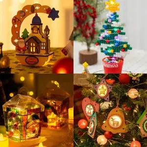 [오피스스쿨] 민화샵 크리스마스 무드등 모음전 (38종택1) 조명등 LED등 취침등 크리스마스선물 크리스마스 만들기세트 수면등 겨울활동수업