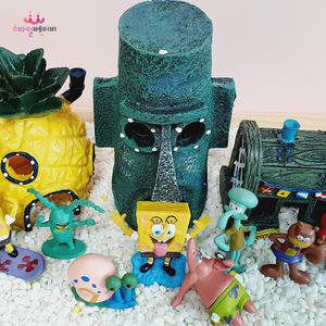 스펀지밥 어항꾸미기 수족관 파인애플집 집게리아 베타 구피 은신처 어항 내맘대로 꾸미기