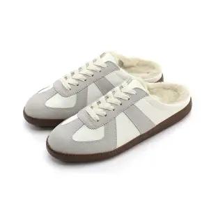 [마이시크]H베를린털 남녀공용 퍼안감 독일군 뮬슬리퍼 3.5cm