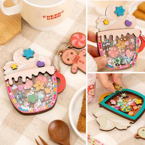 [문구티쳐] 민화샵 MDF 쉐이커 키링 만들기 열쇠고리 diy 우드쉐이커 비즈꾸미기 우드아트 샤카샤카