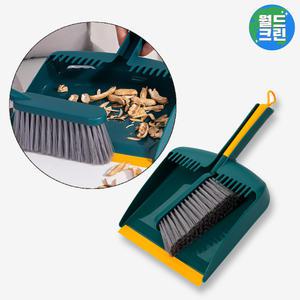 월드크린 노아 방 빗자루 쓰레받기 세트 실내 미니 핸드 책상 청소 학교 쓰레받이