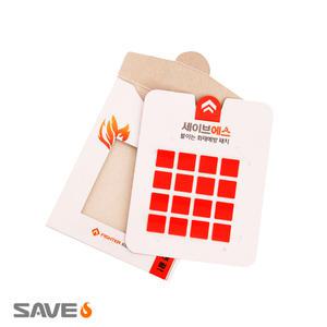 세이브에스 붙이는 소화패치, 콘센트 멀티탭 소화기, 자동소화패치, 화재방지스티커 (16개입)
