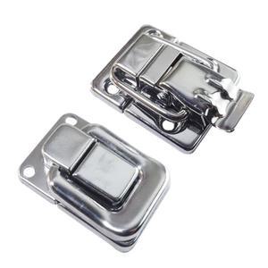 자물쇠경첩 상자 장금장치 실버 뚜껑 고정 걸쇠 박스 케이스 잠금 장치 버클