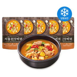 쏘리맘 차돌 된장찌개 5개 엠에스푸드 즉석 요리 캠핑 간단 간편 엄마손맛 간편식 혼밥 음식
