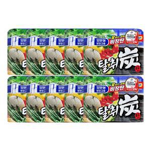 애경 냉장고 탈취제 탈취탄 양문형 냉장실용 240g X 10개