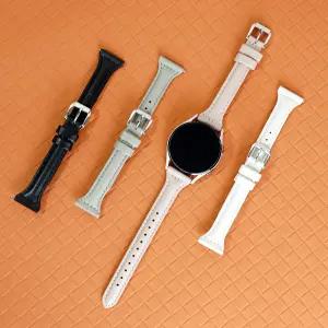 갤럭시워치6 갤럭시워치5 갤워치4 슬림 가죽 스트랩 시계줄