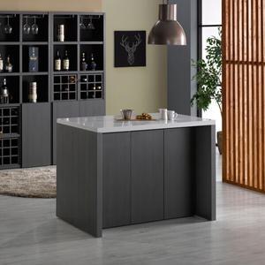 아이앤 로리스 1200 ㄷ형 인조대리석 테이블 홈바 HG