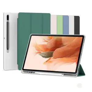 데이웍스 갤럭시탭 S7 FE S8+ S7+ 플러스 북커버 케이스 S펜 수납 스마트 커버