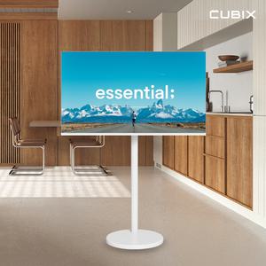 무빙큐빅스 삼탠바이미 이동식tv거치대 티비스탠드 삼텐바이미 화이트 블랙