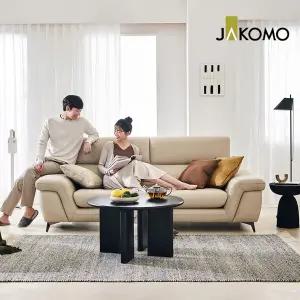 [자코모] 플레르 3인 슈렁큰 천연면피 소가죽 소파