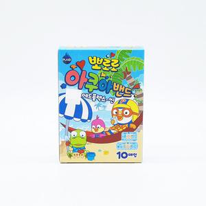 뽀로로 아쿠아밴드 혼합형 10매 방수형 에드플렉스 씬 반창고 유아 어린이집 선물 답례품 캐릭터