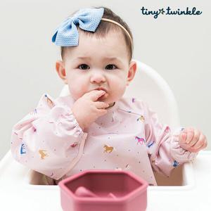 타이니트윙클 자기주도 이유식아기  방수가운 긴팔 턱받이 스몰(S) 상품선택