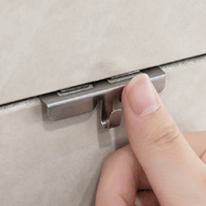 대리석사이 벽시계걸이 타일틈새 액자거는 후크 무타공