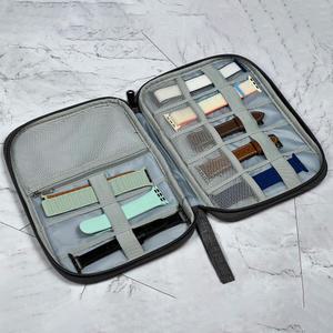 엔터콘 애플워치 갤럭시워치 스트랩 파우치 줄 보관 가방 소형