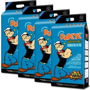 뽀빠이 탈취 바이오 배변패드 50매 4개