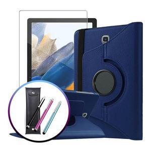 갤럭시탭A 10.5 2018 T590 회전 거치 케이스+강화유리 필름+심플 터치펜 세트