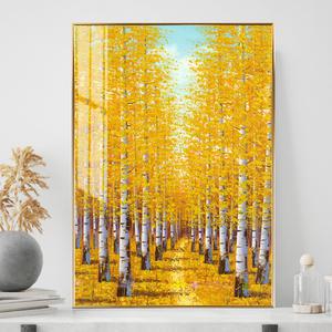 돈들어오는 자작나무 그림 액자 거실 대형 인테리어 풍경화 집들이 개업 선물