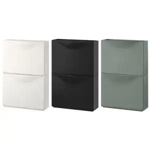 이케아 TRONES 트로네스 신발장 2개입 52x18x39cm 벽수납장 현관정리 보관함 정리함