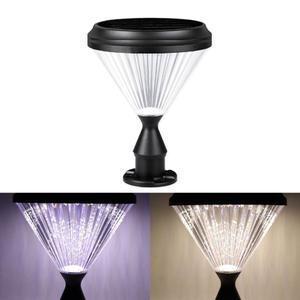 CY LED 태양광 원형 다이아 문주등 5W 야외조명 잔디등