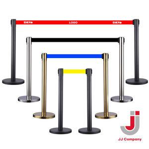 제이제이 벨트 차단봉 자동 스텐 바리게이트 가이드라인 안전봉 통제선 인쇄가능