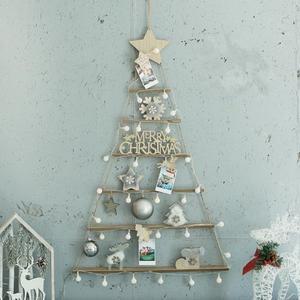 크리스마스 벽트리 꾸미기 30P 풀세트 우드 홈파티 장식 인테리어 소품