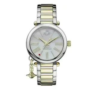 비비안웨스트우드 시계 여성 여자 실버 골드 톤 메탈시계 VV006MOPSG