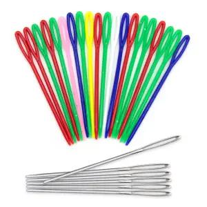 안전바늘 돗바늘 수예 공예 공작 PVC (20개입) 뜨개질 쇠바늘 (6개입)