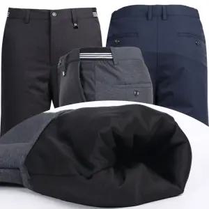 골프방한바지 남성골프패딩바지 방풍 겨울 밴딩슬랙스