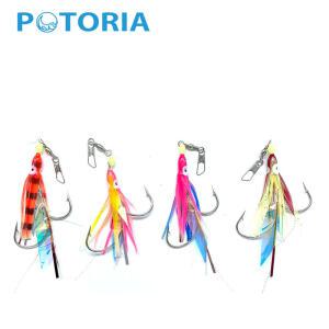 포토리아 왕대구지깅바늘 꼴뚜기 쌍바늘 대구바늘 3개입