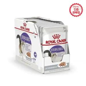 로얄캐닌 고양이사료 스테럴라이즈 [로프] 파우치 85g 12개 (1BOX)
