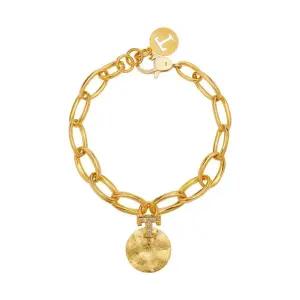 갤러리아 여자 순금 팔찌 체인 T 코인 24K 18.75g 18K장식