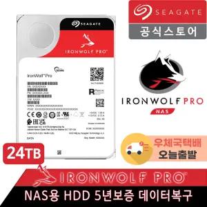 씨게이트 IronWolf Pro 24TB ST24000NT002 NAS 하드디스크