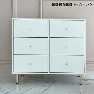 보루네오 엘리브 골드니스 800 3단 6칸 서랍장 pn282