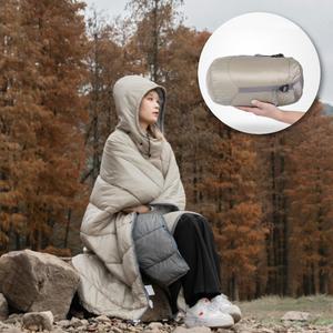 패딩담요 입는 담요 후드
