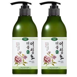 더블모 어성초 모발팩 약산성 트리트먼트 두피 헤어팩 300ml 2개