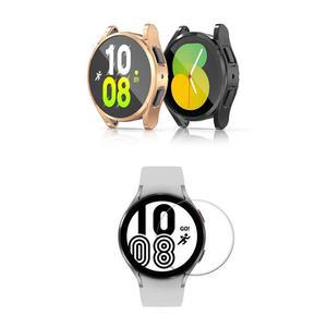 갤럭시워치4 44mm 젤리 케이스+강화유리 필름 1매