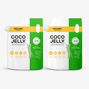 코코젤리 고양이모래 벤토나이트 오가닉 무향 LD10 7.26kgX2개