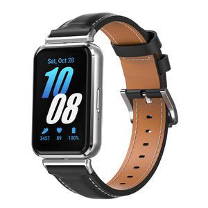 갤럭시 핏3 가죽 레더 스트랩 블랙