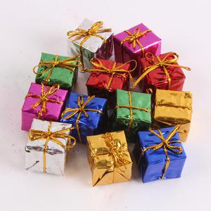 미니 선물 상자 장식 모형 소품 3cm 12p 크리스마스 트리 인테리어 소품 장식품