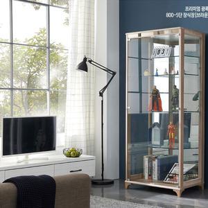 속깊은/프리미엄 광폭 800-5단 유리 장식장 진열 피규어 수납 전시 그릇 거실