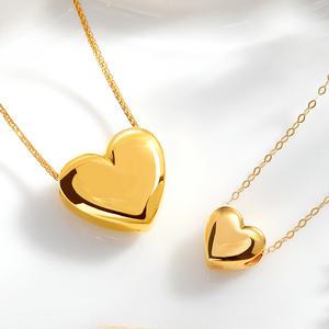 [골드팡] 18k 달링하트통통 펜던트